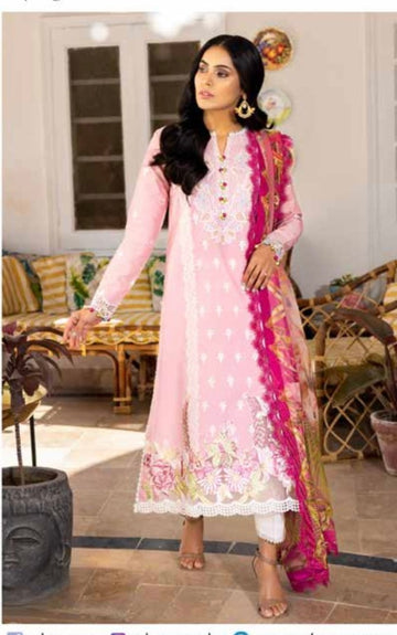 Tabeer By Roheenaz Embroidered Lawn Suits Unstitched 3 Piece RNZ23T RNZ23-04-B Malaeka - Summer Collection