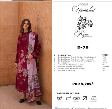 Republic women wear Eid lawn D7B