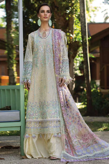 Ansab Jahangir Zoha lawn 03 lemon